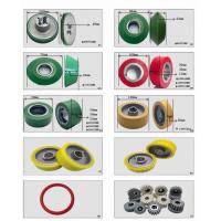 China OEM Rubber Wheel Roller For Woodworking Profile Wrapping Machines factory