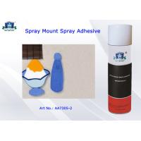 China Repositional Spray Mount Adhesive for Paper / Plastic / light Metal or light Glass Material factory