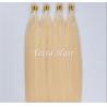 China Grade 6A Keratin Dip Dye Pre Bonded Hair Extensions With Silky Straight factory