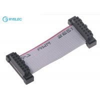 China IDC Type 2.54mm Pitch Flat Ribbon Cable Assembly With Card Edge Connector for sale