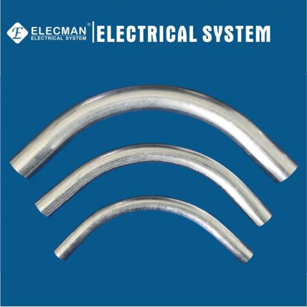 Quality UL797 Galvanized Steel EMT Conduits 90 Degree Pipe Elbow for sale