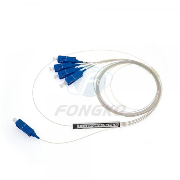 Quality Sc To Apc Ftth Mini Fiber Cable Splitter 1x4 Optical Plc Splitter for sale