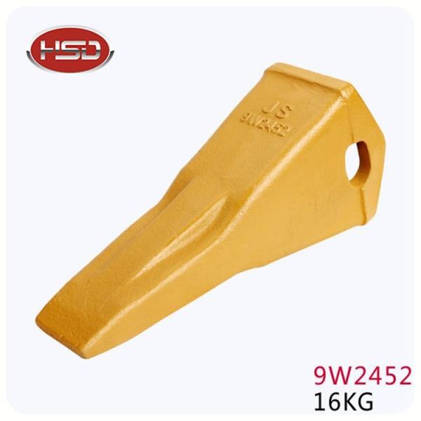 Quality Alloy Steel 16kg 52HRC 9W2452 Ripper Tooth For Excavator for sale