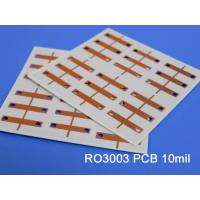 Quality Rogers RO3003 High Frequency PCB 2-Layer Rogers 3003 10mil Circuit Board DK3.0 for sale