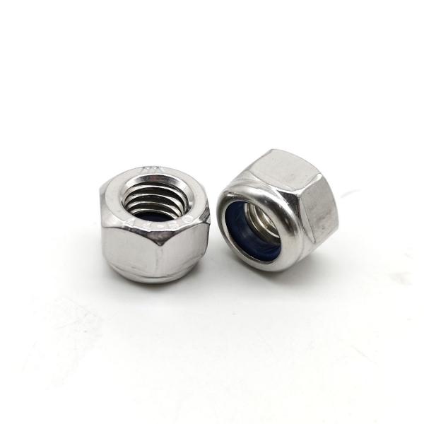 Quality A4 80 Wind Energy Fasteners Metric Hex Lock Nuts Nylon Insert ISO 7040 for sale