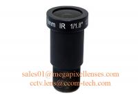 China 1/1.8&quot; 8mm F2.0 12Megapixel CS mount IR fixed focal lens, 4K CS lens for CCTV IP cameras factory
