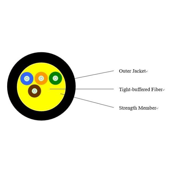 Quality Indoor Cable 4 Fibers LSZH for sale