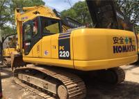 China 2009 Year 22 Ton Second Hand Diggers Komatsu PC220 - 7 With High Performance factory