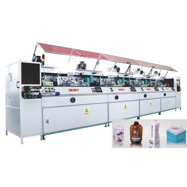 Quality 300*250mm 100pcs/Min Fully Automatic Silk Screen Printing Machine Multicolor for sale