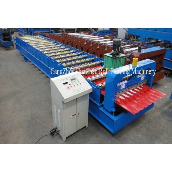 Quality Mitsubishi PLC Metal Wall Panel Roll Forming Machine Yield Strength 550Mpa for sale