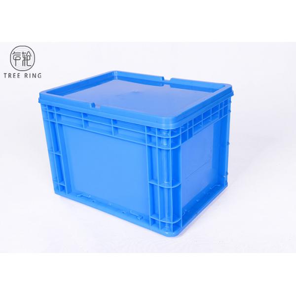 Quality 26 Liter Euro Stacking Large Stackable Plastic Storage Bins With Lids 400 * 300 * 280 for sale