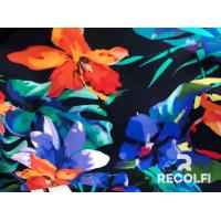 China 205GSM Recycled Swimwear Fabric Customized Ink Jet Digital Printing Lifelike Floral factory