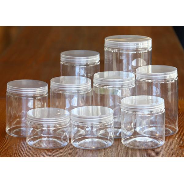 Quality Refillable Dia 85mm Round Plastic Travel Container With Screw Lid for sale
