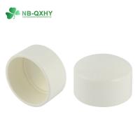China 1/2 Inch to 4 Inch PVC Pipe Fitting Sch40 Plastic End Cap with Round Head Code Design factory