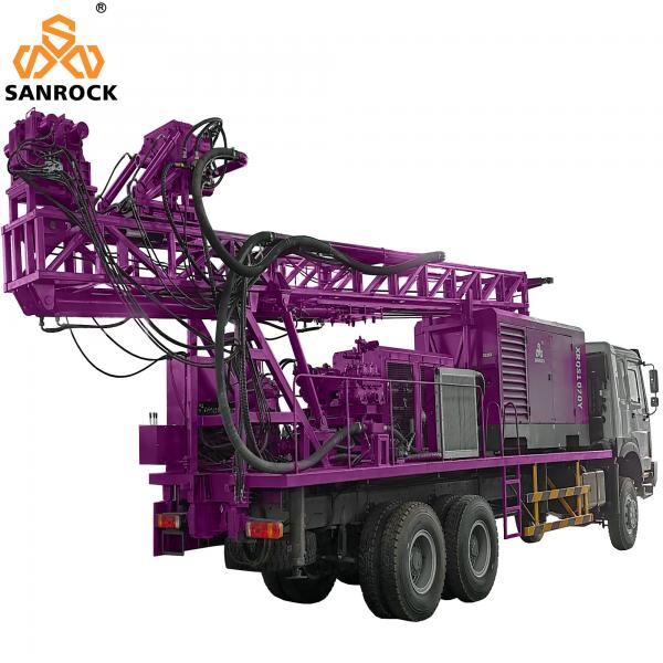 Quality Hydraulic Water Well Drilling Rig Bore hole 300m Truck Mounted Water Well for sale