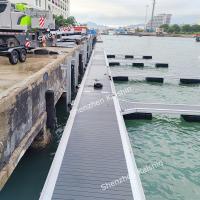 China Aluminum Floating Pontoon Floats Aluminum Floating Docks Floating Boat Docks factory