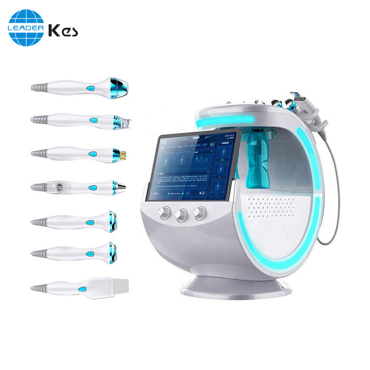 China Ice Blue Rf Oxygen Water Peeling FDA Hydra Dermabrasion Facial Machine factory