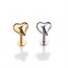 China New arrival korea style labret ring heart shaped lip ring with cheap price factory