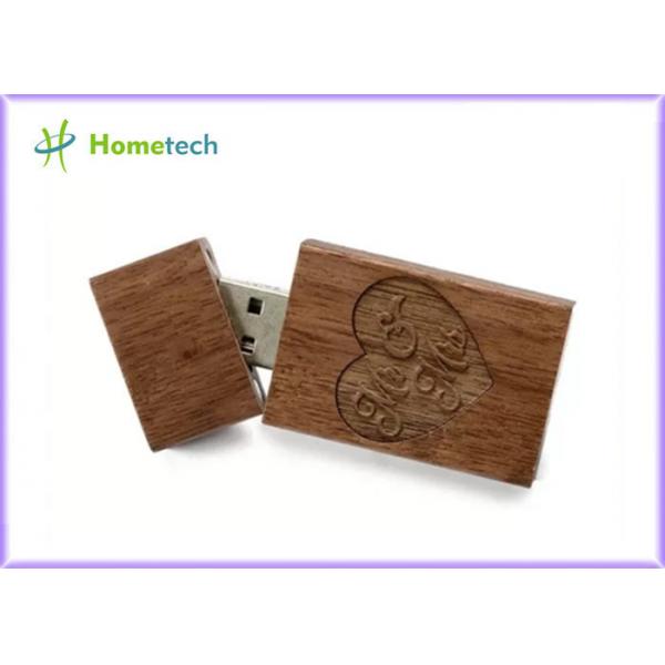 Quality Data Storage Reading 148 Mbps 16GB Wooden USB Flash Drive for sale