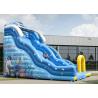 China Wave Seaworld Baby Inflatable Slide , Indoor Playground Blow Up Slip And Slide factory