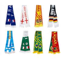 China 100% Polyester National Soccer Scarf Custom Apparel Accessories factory