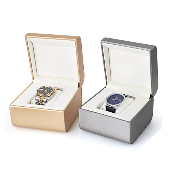 Quality Luxury Hinged Lid Watch Jewelry Packaging Box for sale