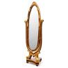 China Floor Standing Wooden Frame Vintage Standing Mirror FG-105 factory