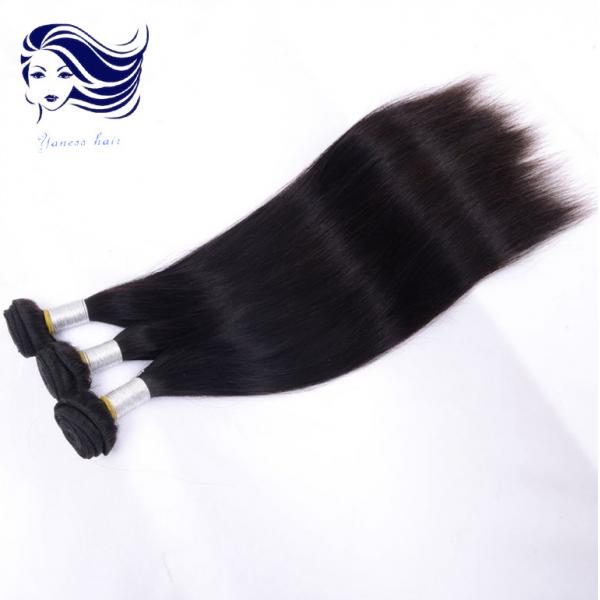 Quality Human Silk Straight Grade 6A Virgin Brazilian Hair Extensions 16 Inch for sale