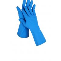 Quality Kitchen Nitrile Solvent Resistant Gloves 15 Mil Household Task Gloves Blue for sale