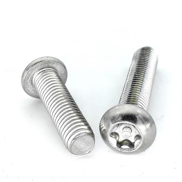 Quality Stainless Steel Pin Tamper Torx Security Button Head Machine Screw for sale