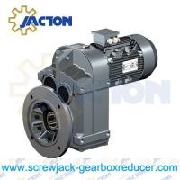 Quality 1/2HP 0.37KW F Series Parallel shaft mounted geared motor Specifications for sale