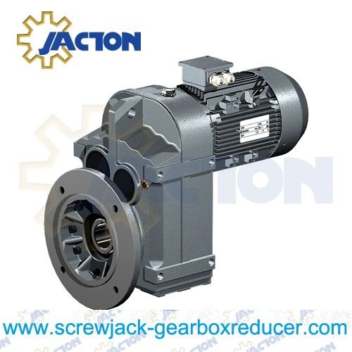Quality 3/4HP 0.55KW F Series Parallel shaft mount gearmotor and gear reducer Specifications for sale