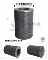 China Cartridge Synthetic Oil Filter Closed With Bolt Hole , PSG848 50 CFM Fuel Oil Filter factory