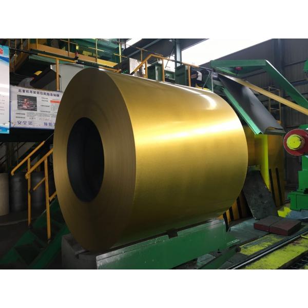 Quality G350-G550 Color Coated Steel Roll Anti Finger Coating Slit Edge / Mill Edge for sale