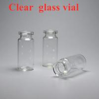 China 5r 10r Medical Glass Vial Injection Glass Bottle With Flip Off Cap factory