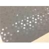 China With Transparent Dot Garment Leather Fabric For Wadded Coat 0.2mm Grey Color Pu Coated factory
