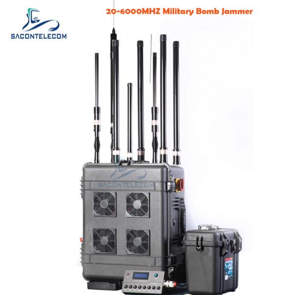 Quality VHF UHF Manpack Convoy Bomb Jammer VSWR 400w DC28V DDS Signal Source for sale