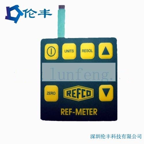 Quality Tactile Keys PC PET Membrane Switch Keyboard 3M468 Industrial Device for sale