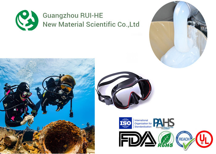 China 2 - Component LSR Liquid Silicone Rubber For Diving Supplies High Tear Resistance factory