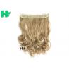 China 22 Inch Gold Clip In Synthetic Curly Hair Extensions With Body Wave factory