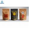 China Printed Kraft Paper 180 Micron One Way Valve Coffee Bags factory