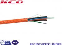 China 12 Core Optical Fiber Cable Single Mode PE Material For Indoor / Outdoor factory