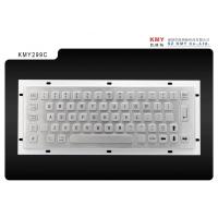 China EN55022 Metal Computer Keyboard 10mA Stainless Steel Plate Keyboard factory