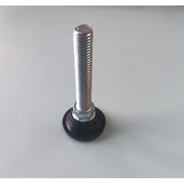 Quality Fixed Furniture Replacement Legs M8X45mm Leveling Swivel SS Legs For Sofa Cabinet for sale