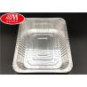China Rectangle 3600ml Volume Disposable Aluminum Foil Trays factory
