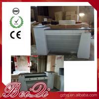 China Used Beauty Salon Furniture Front Desk Cheap Checkout Counter Luxury Reception Table factory