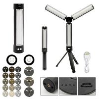 Quality Rechargeable Camping Lantern 3 Panels Lantern With Tripod φ4.0x H18.6cm ABS + PS for sale