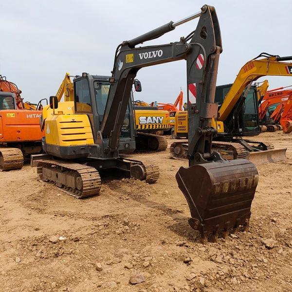 Quality 0.37m3 Used Excavator EC60 Second Hand Volvo EC60 Excavators Digger Machine for sale