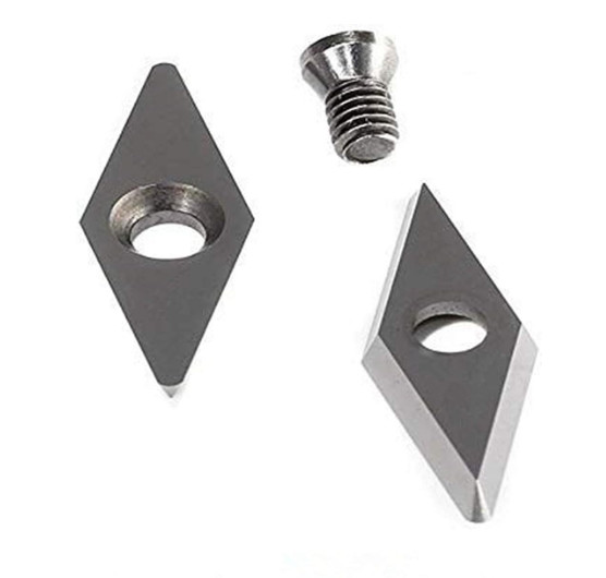 Quality Diamond Shape Tungsten Carbide Woodworking Tools Radius Tip Carbide Insert for sale