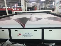 China High Performance Tarpaulin Laser Cutter Bed , PVC Coated Fabric Laser Cutting Machine factory